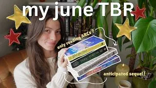 Thumbnail: only reading unreleased books this month ?! ⭐️ | my june TBR (ft. a highly anticipated sequel)