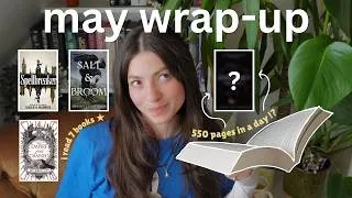 Thumbnail: have i found a new favourite author ?! ⭐️ | my may reading wrap up (7 fantasy & romance books)