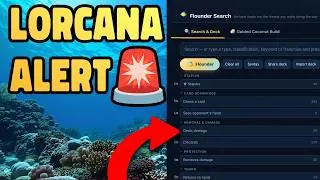 Thumbnail: EASIEST WAY TO BUILD A COCONUT FORMAT DECK 🚨 LORCANA ALERT