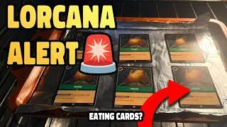 Thumbnail: HAS EATING CARDS GONE TOO FAR? 🚨 LORCANA ALERT