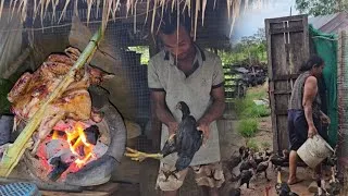 Thumbnail: Cooking roasted chicken with honey, this is the life of a farmer in the countryside