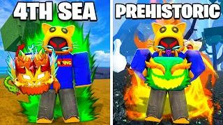 Thumbnail: Blox Fruits But ISLANDS Decide our POWERS!