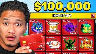 Thumbnail: $1 Vs $100,000 Blox Fruits Account...