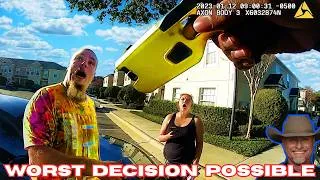 Thumbnail: Road Raging Duo Threaten Police, Get Instant Karma