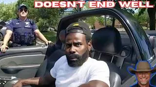 Thumbnail: Guy With a Warrant Refuses to Get Out of His Car