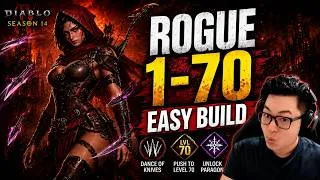 Thumbnail: Diablo 4 Season 14: Easy Dance of Knives Rogue 1-70 Guide
