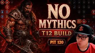Thumbnail: Diablo 4 Season 14: Easy No Mythic Barb Build for T12 Farming
