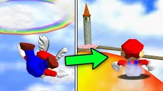 Thumbnail: Mario 64 but it's all SLIDE Levels