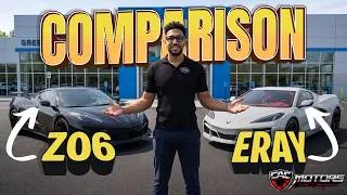 Thumbnail: Corvette C8 Z06 vs Corvette C8 E-Ray | Comparison