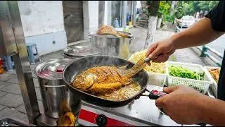 Thumbnail: Precision Frying: Chinese Street Grilled Fish Craftsmanship