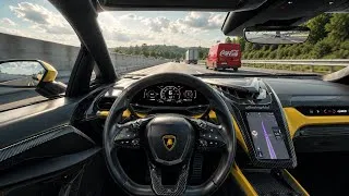 Thumbnail: Realistic Car Simulator : Lamborghini Revuelto Highway Driving POV