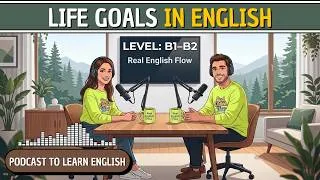 Thumbnail: How to Talk About Your Personal Goals in English | English Conversation Practice