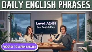Thumbnail: English Podcast to Learn English | Daily English Phrases | Learn English with Motivation