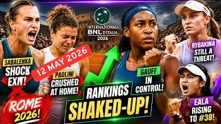 Thumbnail: Italian Open 2026: Sabalenka & Paolini CRASH, Gauff Surges, Eala Rises!