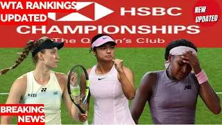 Thumbnail: HSBC Championships 2026 WTA Rankings UPDATE | Alex Eala Rises, Rybakina Charges, Gauff Misses Out !