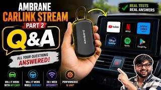 Thumbnail: Netflix & YouTube In Your Car?! 😳 Ambrane CarLink Stream