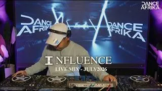 Thumbnail: INFLUENCE performs cinematic Afrotech 3 deck Live Mix - July 2026
