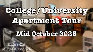 Thumbnail: College/University Apartment Tour - Mid October 2025