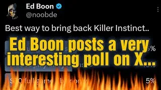 Thumbnail: Ed Boon posts a very interesting poll on X
