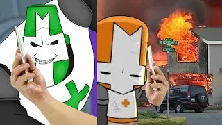 Thumbnail: Green & Orange Knight Have a Passionate Phone Call