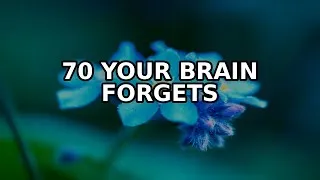 Thumbnail: Your brain forgets approximately 70% of new information within 24