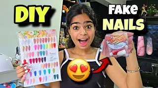 Thumbnail: New GEL NAIL ART- DIY 10 rs FAKE NAILS💥✨️  #shorts #minivlog #vlog #trending #nails #diy #craft 