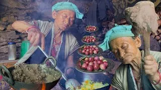 Thumbnail: Hardworking Nepali Grandmother Living a Simple Organic Village Life | Rural Nepal Lifestyle.