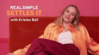 Thumbnail: Real Simple Settles It with Kristen Bell | The Game Changers Issue | Real Simple