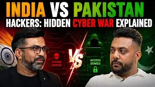 Thumbnail: India-Pakistan Cyber Tensions: How Hacker Groups Clash Online ft. Amit Dubey | Realtalk Clips