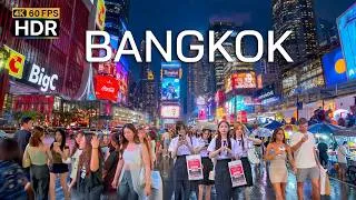 Thumbnail: 🇹🇭 4K HDR | Night Walk Downtown Bangkok 2026 - One of the World's Most beautiful and modern city