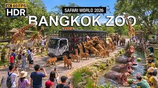Thumbnail: 🇹🇭 4K HDR | Full Tour Safari World Bangkok The Most AMAZING ZOO In The World 2026