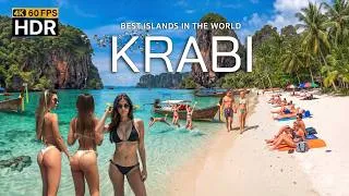 Thumbnail: 🇹🇭 4K HDR | Krabi's Iconic Railay Beach 🔥 Discover why the world is obsessed with this place!