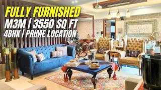 Thumbnail: Luxurious 4BHK Fully Furnished Floor Gurgaon | 3550 Sq Ft | M3M