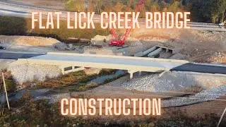 Thumbnail: Flat Lick Creek Bridge Construction