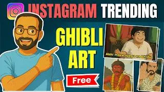 Thumbnail: INSTAGRAM Trending Ghibli art Image Create with 1 Click | Ghibli style Image Generator