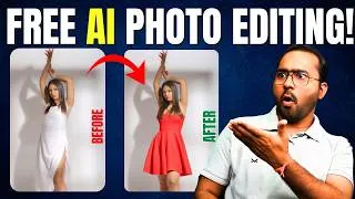 Thumbnail: FREE AI Image Editing: Edit Photos Like a PRO! (No Photoshop Skills Needed) ✨