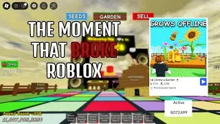 Thumbnail: How did Grow a Garden surpass the world record for concurrent players? | GAG Analysis