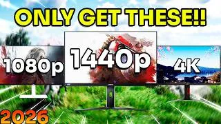 Thumbnail: Best Budget Monitors [2026] - 1440p, 1080p, 4K, Ultrawide...
