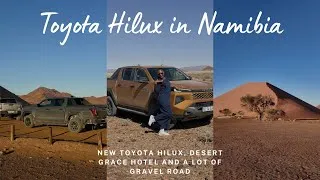 Thumbnail: 2026 Toyota Hilux in Namibia 🇳🇦 | Pricing, Specs and Updated Interior | Desert Grace Hotel |