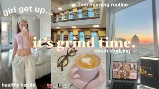 Thumbnail: GETTING BACK ON TRACK 🖇️ busiest exam study vlog, gymming, cramming & crashing out lol