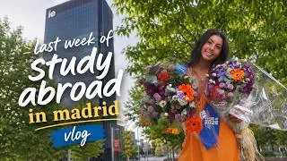 Thumbnail: My Last Week Studying Abroad at IE University in Madrid Vlog
