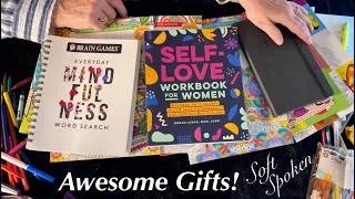 Thumbnail: ASMR Gift Opening~Books & Art Supplies! (Soft Spoken Only)