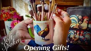 Thumbnail: ASMR Opening Subscriber Gifts! (Soft Spoken only) Unboxing Amazon Gifts.