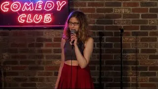 Thumbnail: "Autistic women attract a lot of creeps" – full standup comedy set (Rebecca Kaplan)