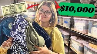 Thumbnail: The World is Burning, So Let's Go Thrifting! 🔥 | DAY 40 OF TURNING $5 INTO $10,000