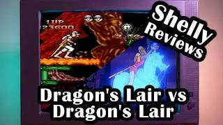 Thumbnail: Dragon’s Lair: Shelly’s Arcade‑vs‑SNES Verdict | Shelly Reviews Extra