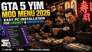 Thumbnail: GTA 5 Yim  Menu V2 | GTA 5 Money Glitch - 2026 PC | GTA 5 Mod Menu (Legacy/Enhanced)