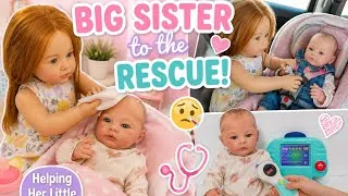 Thumbnail: Reborn baby wakes up not feeling well reborn baby check up routine