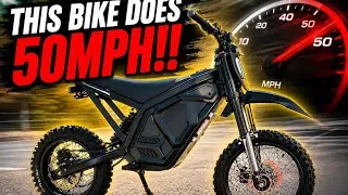 Thumbnail: This Electric Dirt Bike Does 50MPH!  | Evoltrix MAX-60