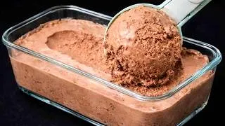 Thumbnail: Only 3-ingredients Easy Homemade Chocolate Ice Cream Recipe